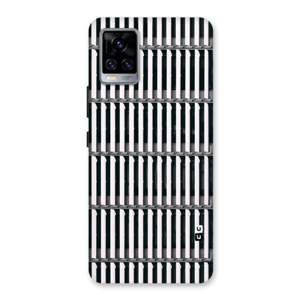 Dark Lines Pattern Back Case for Vivo V20 Pro