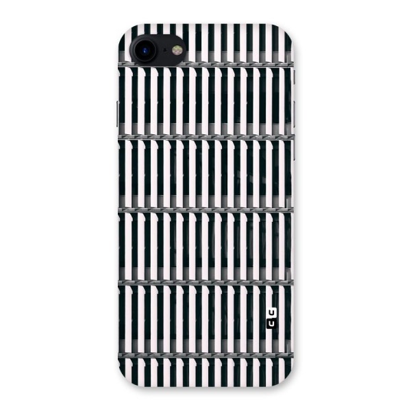 Dark Lines Pattern Back Case for iPhone SE 2020