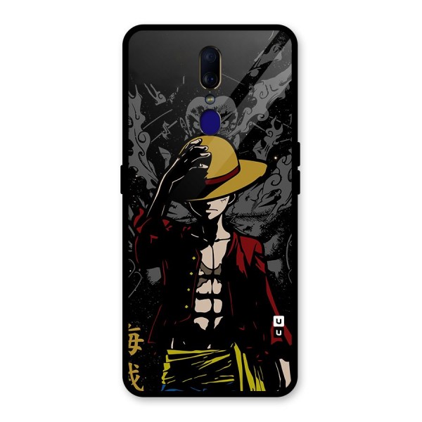 Dark Luffy Art Glass Back Case for Oppo F11