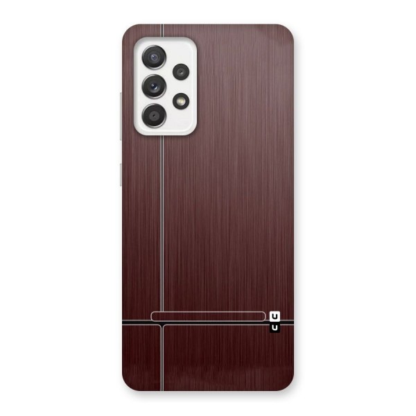 Dark Maroon Classic Design Back Case for Galaxy A52