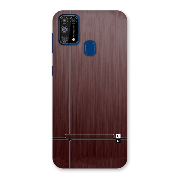 Dark Maroon Classic Design Back Case for Galaxy F41