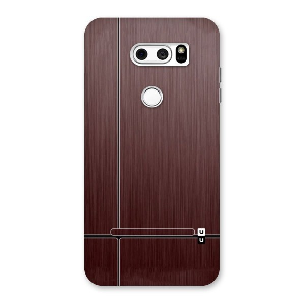 Dark Maroon Classic Design Back Case for LG V30