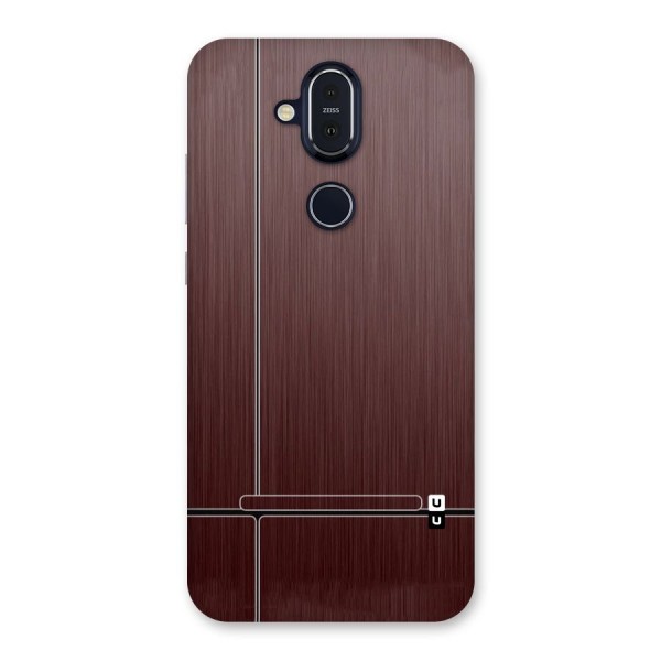 Dark Maroon Classic Design Back Case for Nokia 8.1