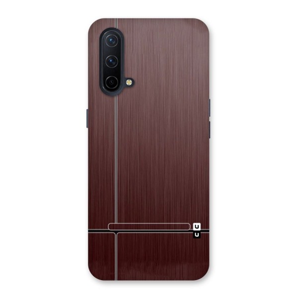 Dark Maroon Classic Design Back Case for OnePlus Nord CE 5G