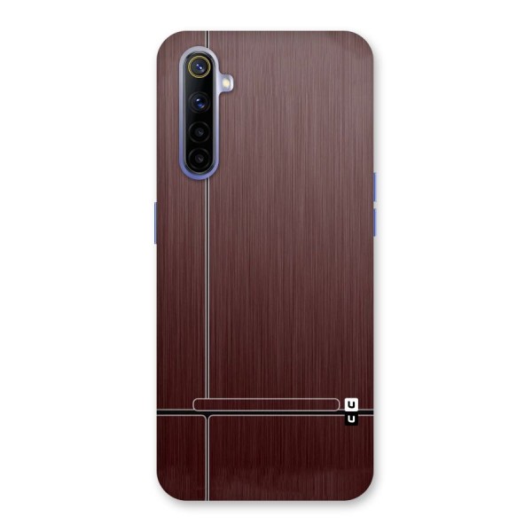 Dark Maroon Classic Design Back Case for Realme 6i