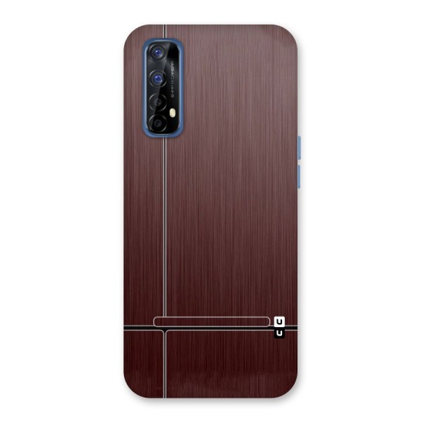 Dark Maroon Classic Design Back Case for Realme 7