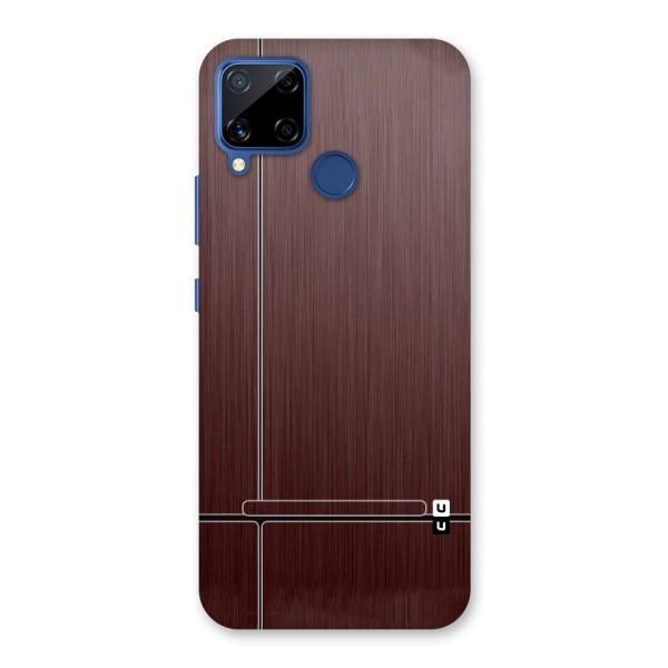 Dark Maroon Classic Design Back Case for Realme C12