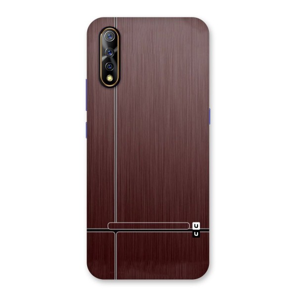 Dark Maroon Classic Design Back Case for Vivo S1