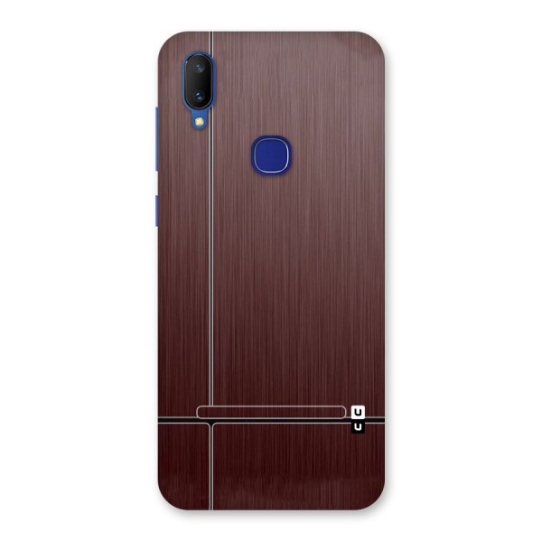 Dark Maroon Classic Design Back Case for Vivo V11