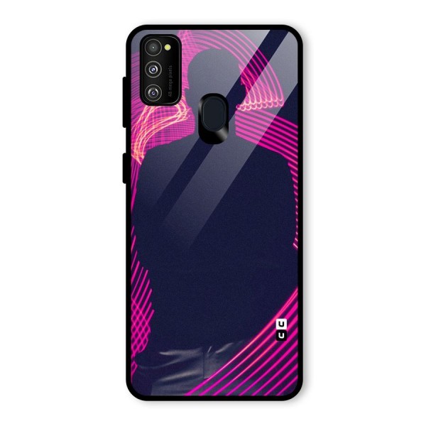 Dark Night DJ Glass Back Case for Galaxy M21