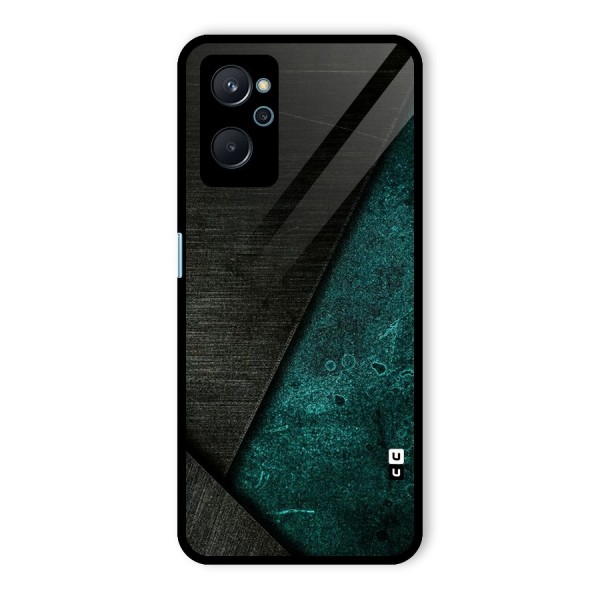 Dark Olive Green Glass Back Case for Realme 9i