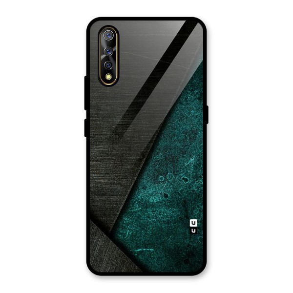 Dark Olive Green Glass Back Case for Vivo S1