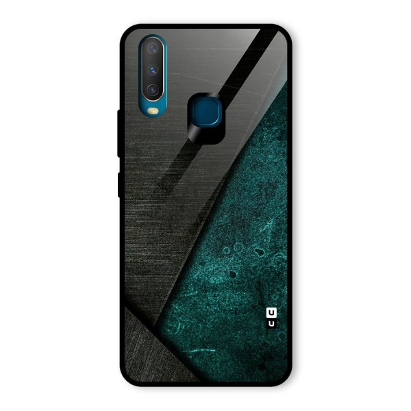 Dark Olive Green Glass Back Case for Vivo Y12