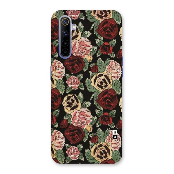 Dark Pastel Flowers Back Case for Realme 6