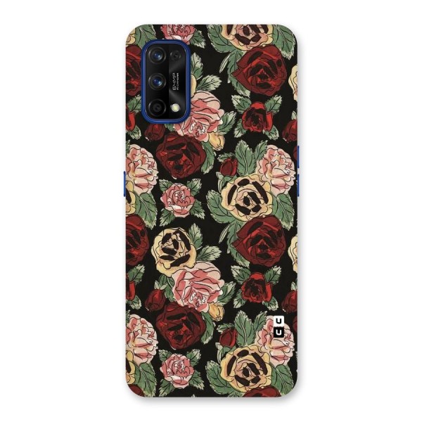 Dark Pastel Flowers Back Case for Realme 7 Pro