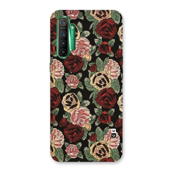 Dark Pastel Flowers Back Case for Realme X2