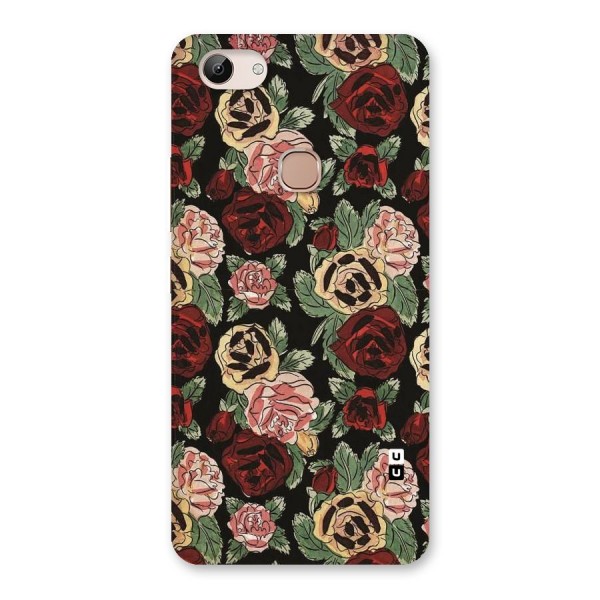 Dark Pastel Flowers Back Case for Vivo Y83