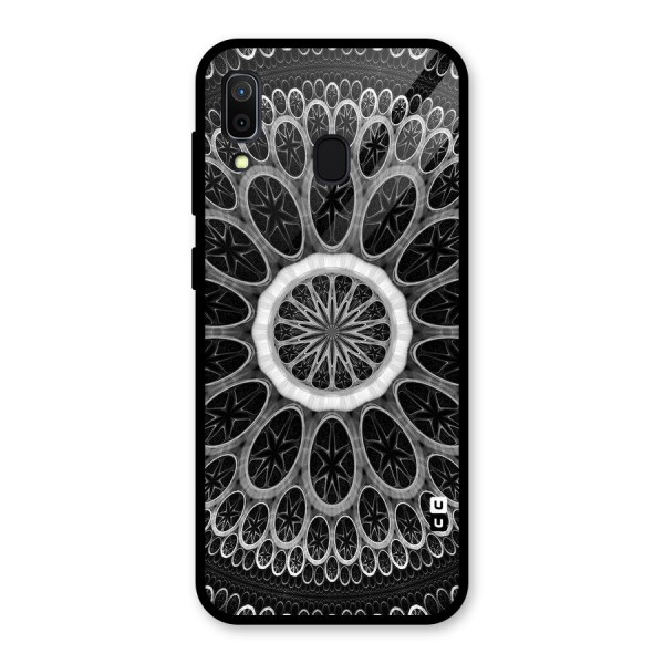 Dark Pattern Art Glass Back Case for Galaxy A30