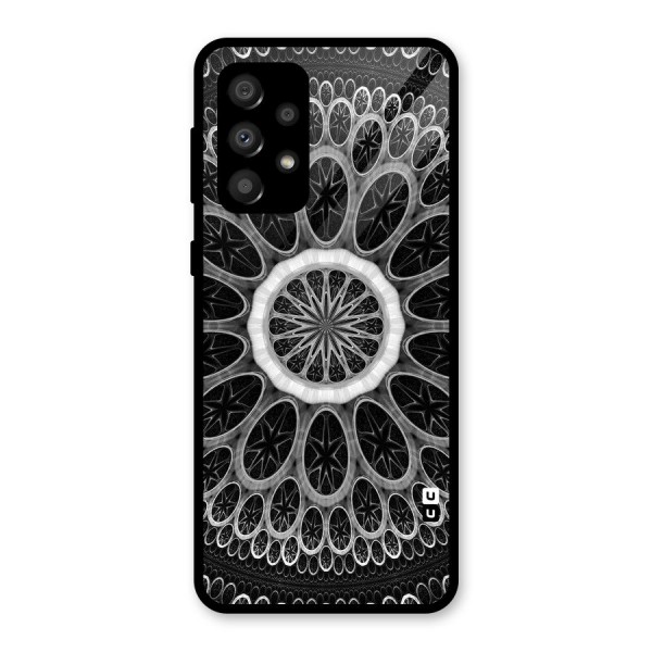 Dark Pattern Art Glass Back Case for Galaxy A32