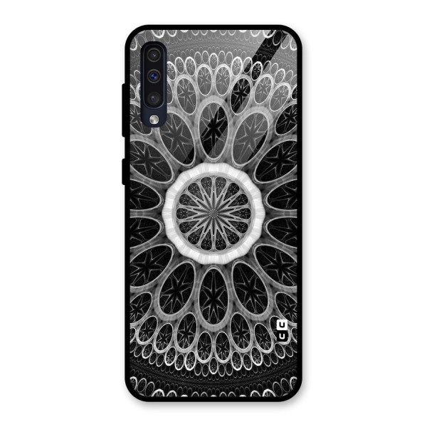 Dark Pattern Art Glass Back Case for Galaxy A50s