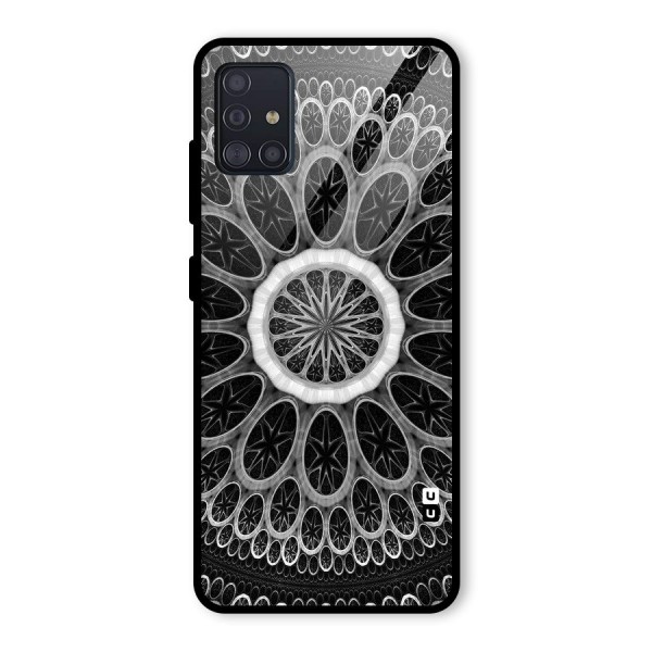 Dark Pattern Art Glass Back Case for Galaxy A51