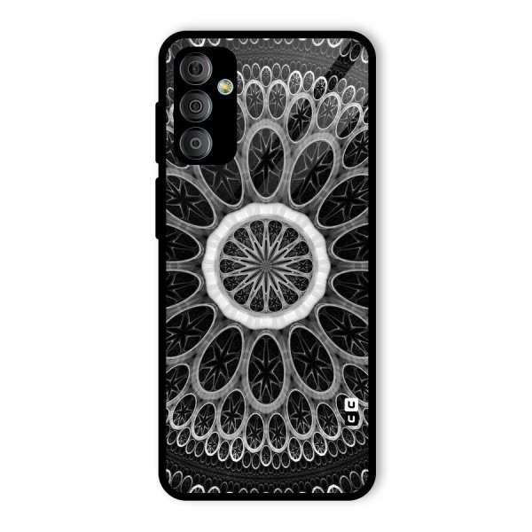 Dark Pattern Art Glass Back Case for Galaxy F23