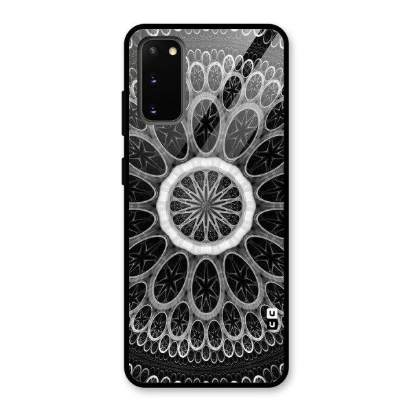 Dark Pattern Art Glass Back Case for Galaxy S20