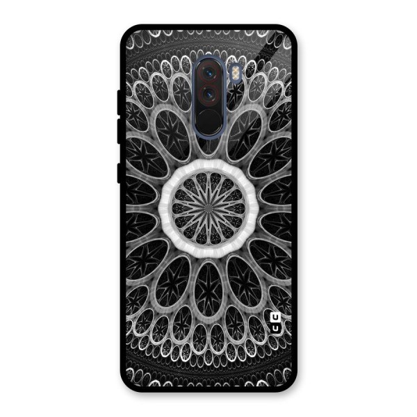 Dark Pattern Art Glass Back Case for Poco F1