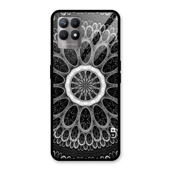 Dark Pattern Art Glass Back Case for Realme 8i