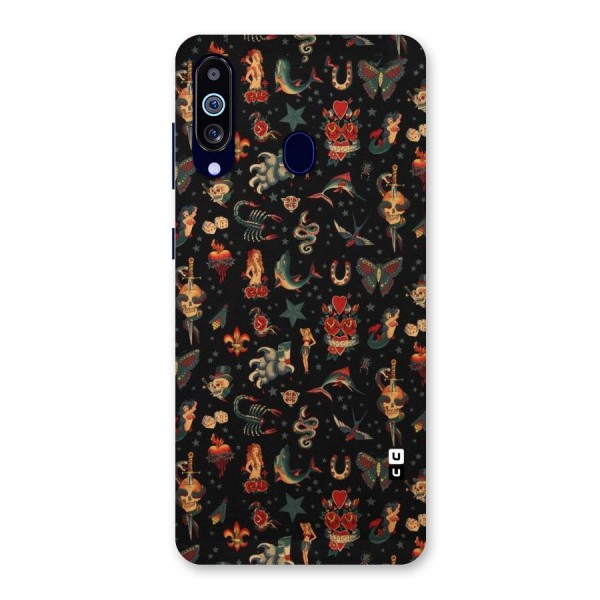 Dark Pattern Back Case for Galaxy A60