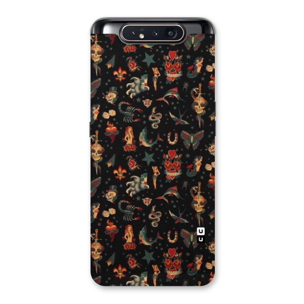 Dark Pattern Back Case for Galaxy A80