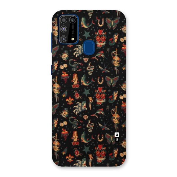 Dark Pattern Back Case for Galaxy F41