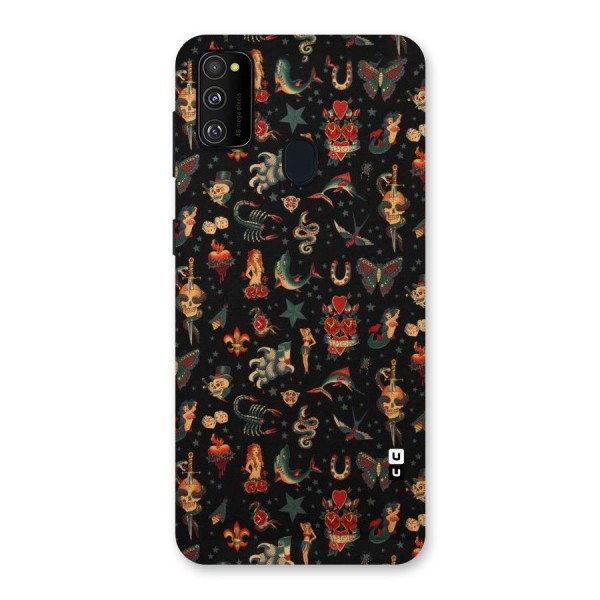 Dark Pattern Back Case for Galaxy M21