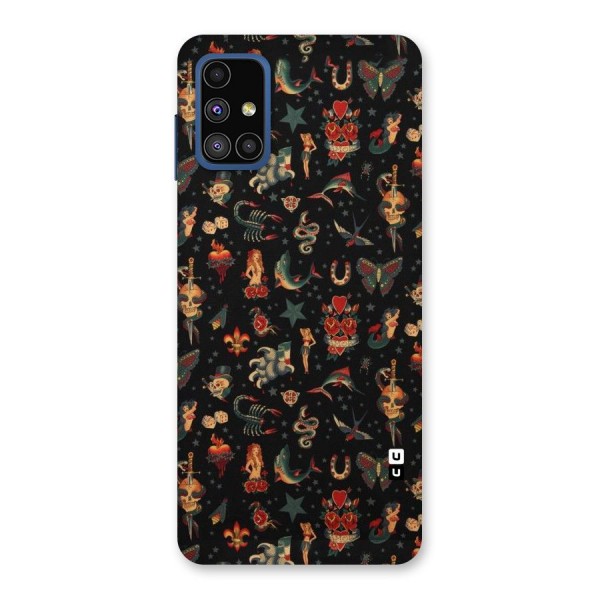 Dark Pattern Back Case for Galaxy M51