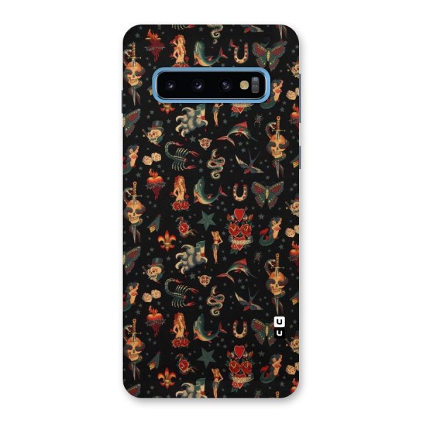 Dark Pattern Back Case for Galaxy S10