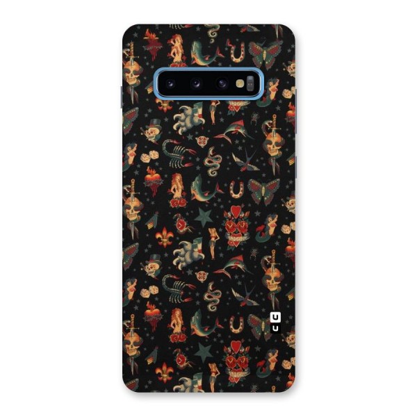 Dark Pattern Back Case for Galaxy S10 Plus