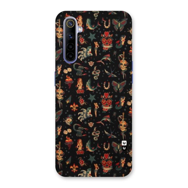 Dark Pattern Back Case for Realme 6