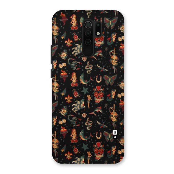 Dark Pattern Back Case for Redmi 9 Prime