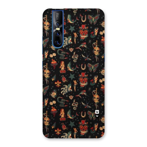 Dark Pattern Back Case for Vivo V15 Pro