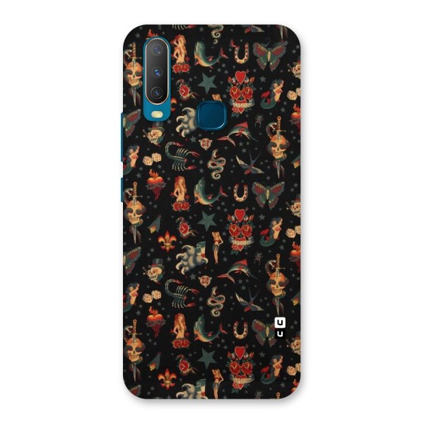 Dark Pattern Back Case for Vivo Y12