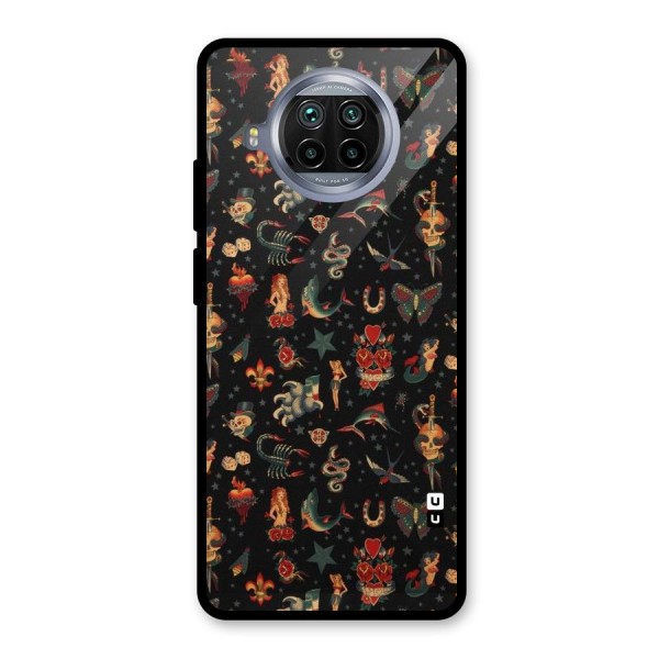 Dark Pattern Glass Back Case for Mi 10i