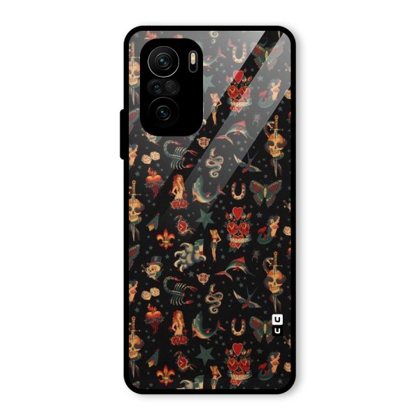 Dark Pattern Glass Back Case for Mi 11x