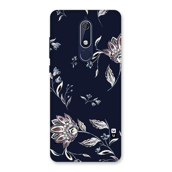 Dark Petals Back Case for Nokia 5.1