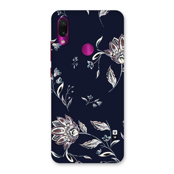 Dark Petals Back Case for Redmi Note 7 Pro