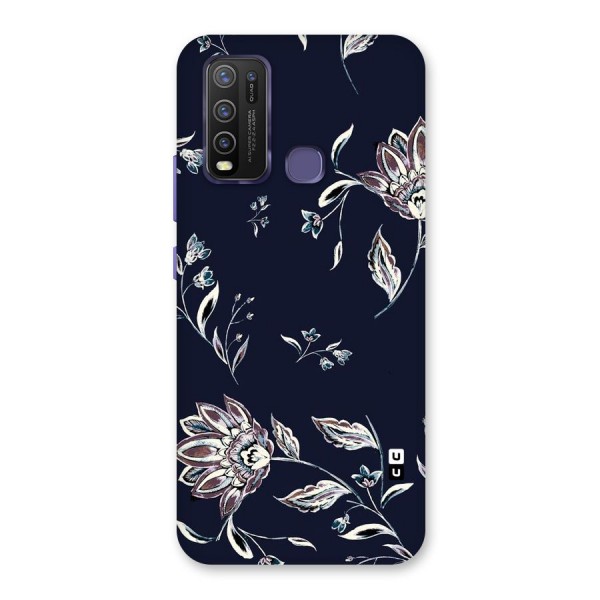 Dark Petals Back Case for Vivo Y30