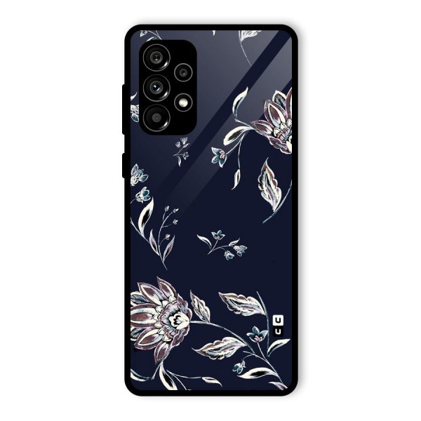 Dark Petals Glass Back Case for Galaxy A73 5G