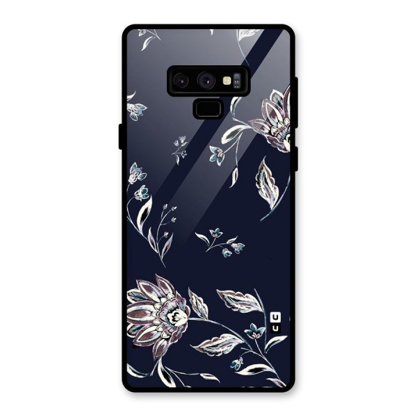 Dark Petals Glass Back Case for Galaxy Note 9