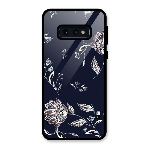 Dark Petals Glass Back Case for Galaxy S10e