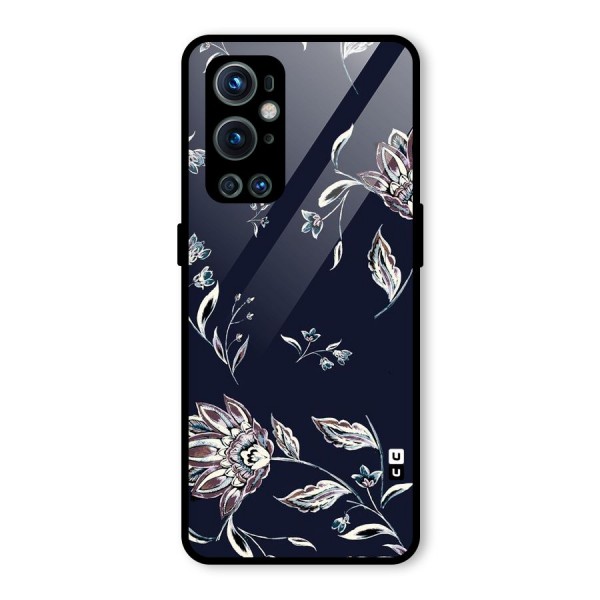 Dark Petals Glass Back Case for OnePlus 9 Pro