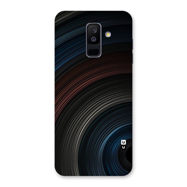 Dark Shade Swirls Back Case for Galaxy A6 Plus